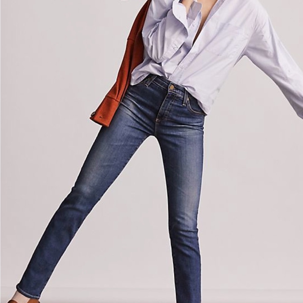 AG Adriano Goldschmied The Stevie Slim Straight Sz 28